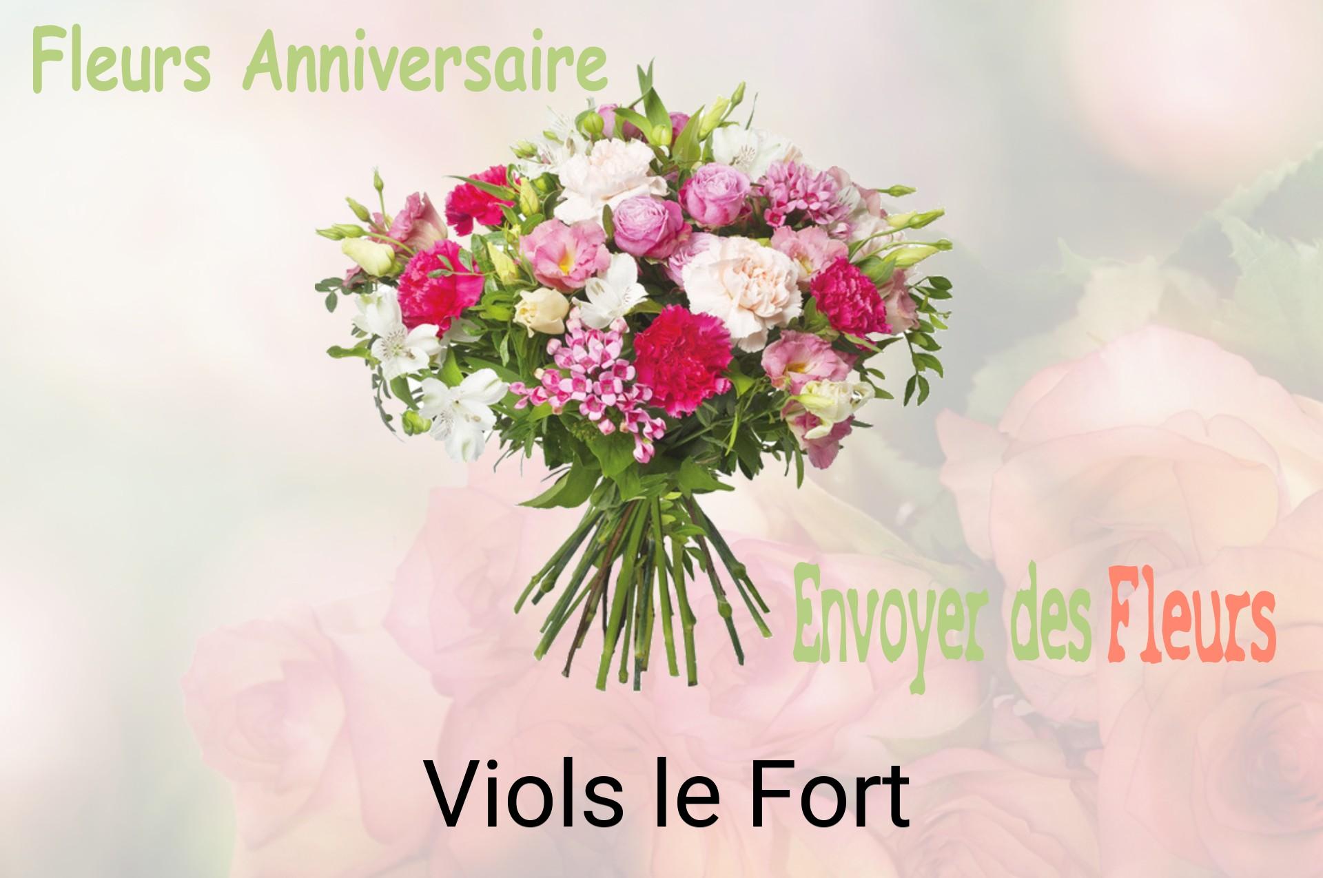 Bouquet de fleurs d’anniversaire livré à Viols-le-Fort